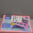 Baby DJ Table for Toddlers 1-3 with Music & Light, Musical Baby Piano Toys 6-9-12-18 Months Toddler Activity Table Music Instruments Learning Toys for 1 Year Old Girl Easter Birthday Gifts Age 0-2