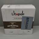 LITOPAK 500 Pack 4 oz Paper Cups, Brown Disposable Hot Coffee Cups for Party, Picnic, Travel, and Events