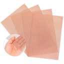 Yaocom 4 Pack 11.81 x 8.27 Inches Copper Woven Mesh Screen 99.9% Pure Copper Wire Metal Mesh Sheet for Air Vent Mesh, Hole Blocking, Grounding, Dense Filter Window Protection