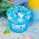 9 Packs Lucky Box Slime Kit - Cloud Butter & Clear Slime, Crunchy Slimes for Kids, Non Sticky, Party Favors, Goodie Bag Stuffers, 8-12 Year Old Girls Boys Birthday Gift Ideas Cute Stuff