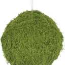 Fake Moss Balls Decorative Faux Moss Balls 8" Artificial Balls for Outdoors Large Green Hanging Balls Bowl Fillers for Centerpiece Balls Home Party Wedding Decor