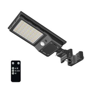 Cozeet Outdoor Solar Wall LED Street Lights, 6500K Solar Outside Dusk to Dawn, IP65 Waterproof Lights Solar Powered with Motion Sensor and Remote Control for Wall Porch Barn Patio Garage M-1 Pack
