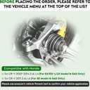 Pair (2) Front CV Axle Shaft Assembly Fit for Honda CR-V 2007 2008 2009 2010 2011 2012 2013 2014 2.4L (NOT for Touring Model), Driver and Passenger Side, Replace# 66-4256