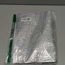 Snowkingdom Silver Placemats Set of 8, Metallic Vinyl Hollow Rectangle Place Mats, Easy Clean Non Slip Stain Washable Wipeable Dinner Table Mats for Wedding Party Christmas Holiday Decoration