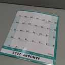 32" x 48" 2026 Wall Calendar, Folded Wet & Dry Erase Wall Calendar 12 Month, Annual Yearly Planner Yearly Laminated Calendar 2026 Horizontal/Vertical, with Julian Dates