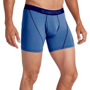 ExOfficio Men's Give-N-Go Sport 2.0 Boxer Brief 6 " Travel Underwear for Men, Breathable and Durable, Easy Clean (Large)