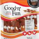 Good'n'Fun Triple Flavored Rawhide Kabobs for Dogs 3 Pound (Pack of 4) (EXP 02/02/28)