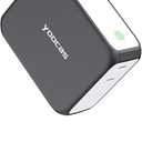 yoocas Portable Power Bank, 2in1 Hybrid Charger-5000mAh 20W Portable Charger with 45W GaN Charger-USB C Dual Ports for MacBook, Dell, Samsung, iPhone, iPad, Switch,Steam Deck and ect-Black & White