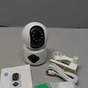 STONVUE Dual Lens Wireless Security Camera Indoor, 2MP+2MP 2.4GHz WiFi PTZ Security Camera with Color Night Vision, Motion Detection, 2-Way Audio, Siren, 24/7 Recording for Home Pet Dog Cat Baby