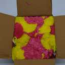 Marubhumi 5 PC - 5 feet Artificial Marigold Flower Garland  Long Strands for Diwali, Wedding & Festive Decoration  Traditional Indian Home Decor (Lemon/Red)