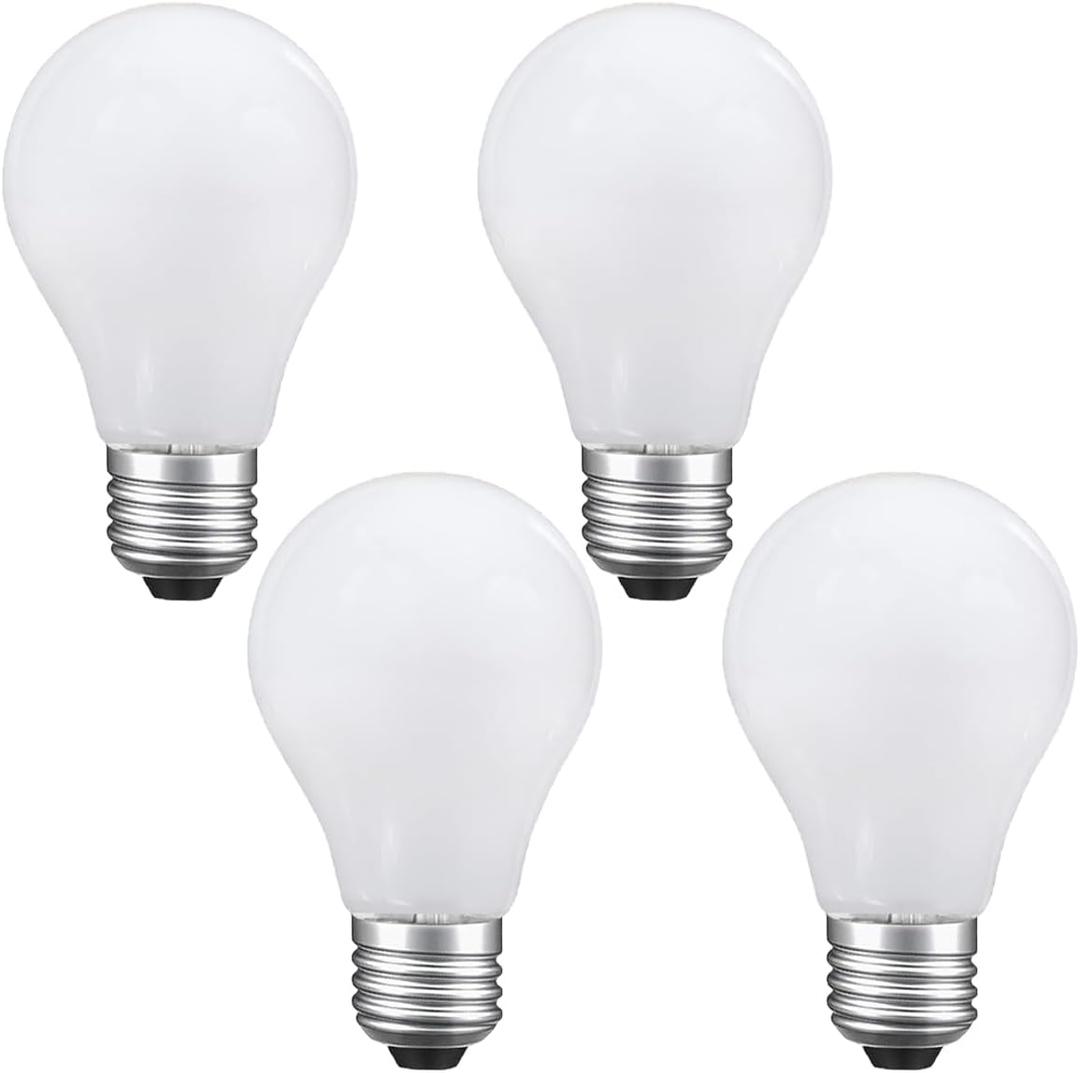 Incandescent Light Bulb, 25W A19, Dimmable, Medium Base, 160 Lumens, 2850K, Soft White - 4 Count