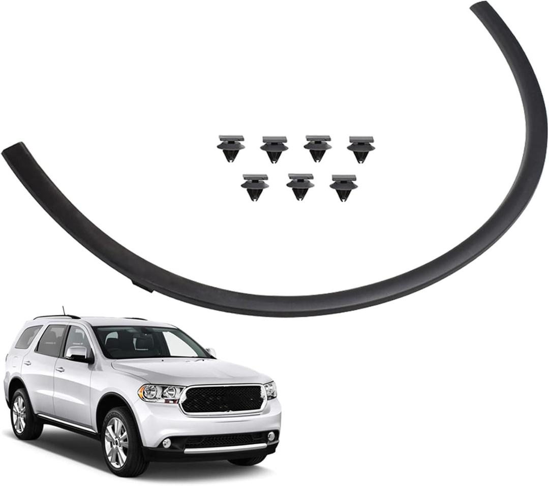 Front Driver Side fender Wheel brow Arch Trim Molding Replacement for Durango 2011 2012 2013 2014 2015 2016 2017 2018 2019 Replacement for 57010621AD CH1290112