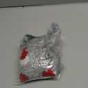 Valentines Dog Sweater Dress, Comfy Warm Dog Sweaters for Small Dogs Girl, Soft Turtleneck Sweater with Leash Hole and Heart Pattern (S, Grey)