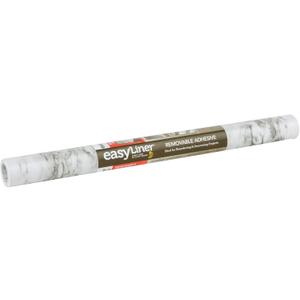 Duck Brand EasyLiner Removable Adhesive Shelf Liner: 20 in. x 15 ft. (Grey Marble)