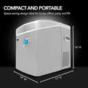 Whynter Countertop Ice Maker Machine with Direct Connection IMC-491DC, Stainless Steel