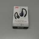 JVC Sport True Wireless Earbuds Headphones, Lightweight and Compact, Long Battery Life (up to 30 Hours), Sound with Neodymium Magnet Driver, Water Resistance (IPX5) - HAEC25TB (Black), Small