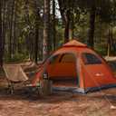 MOON LENCE Pop Up Camping Tent, 3-4 Person Portable Automatic Instant Tent Windproof for Camping, Hiking, Mountaineering