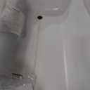 Fine Fixtures Acrylic, Fiberglass Alcove Soaking Bathtub with Integral Apron Front in Glossy White - Right Hand Drain, 60" x 30"