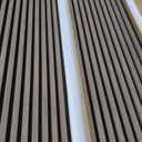 Art3d 2-Pack 108" x 12" Acoustic Wood Panels for Wall, Soundproof Wood Slat Panel for Wall and Ceiling, 3D Fluted Sound Absorbing Paneling for Interior Wall Decor, Living Room, Bedroom - Walnut