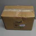 LE TAUCI French Onion Soup Bowls, 28 oz Ceramic Soup Crocks with Handles & Silicone Lids, Oven & Microwave Safe Containers for Meal Prep & Leftovers, Lead & Cadmium Free, Set of 4, White