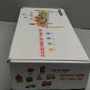 Activity Table for 1+ Year Old, Montessori Wooden Toys for Toddlers 1-3, 8 in 1 Baby Activity Table, Educational Sensory Bead Maze Toys for Babies, Learning Shape Sorter, Birthday Gifts Girls Boys