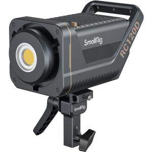 SmallRig 120W COB LED Video Light, 5600K, 5370Lux@1m and SmallGoGo App Control, TLCI 96+ CRI 95+, 9 Lighting Effects, Support AC Adapter and 14.4V/26V V-Mount Battery