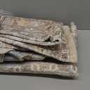 Round Rug Living Room Rugs: 6Ft Washable Boho Neutral Large Circle Soft Indoor Floral Stain Resistant Floor Farmhouse Carpet for Bedroom Nursery Kids Playroom Office Dining Room Dorm Home- Beige Brown