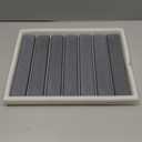 Small Stone Dish Drying Mat for Kitchen Counter, 2 PCS 16"12" & 8"x4" Quick Dry Stone Mats, Foldable Water Absorbing Diatomaceous Earth Drying Dish Pad for Countertop Bottles Utensils Cups(Dark Gray)