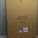 InSimSea Large Metal Framed Wall Art, Blue and Yellow Canvas Picture for Living Room, Oil Painting, Abstract City Print Decor, for Bedroom Home Office -【Vague Memory】-(36L x 24W)