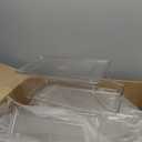 Simple Houseware 4-Pack Auto-Rolling Beverage Can Organizer for Fridge, Clear Front-Loading Soda Dispenser with Smooth Glide Design, Space-Saving Refrigerator Storage Bins