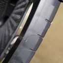 Mind Reader 60L Slim Laundry Hamper, Clothes Basket, Lid, Wicker Design, Plastic, 17.65"L x 13.75"W x 24.15"H, Black