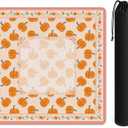 Orange Fall Pumpkin American Mahjong Mat 31.5 X 31.5 Inch