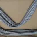 Joyfolk Refrigerator Freezer Door Gasket Seal Replacement, 21.06" x 34.25", Enhanced Magnetic Strip and High-Temp Welding, Compatible with W10164045, W10191103, W10443322, Wpw10714545