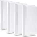 4-Pack, 2412 Ceiling Air Diverter for 2'x2' Grid and T-Bar Systems to Redirect Airflow from Vents