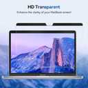 Magnetic Anti Blue Light Screen Protector for MacBook Air/Pro 13 Inch (2016-2022, M1, M2 ), Removable MAC 13.3" Blue Light Filter, Bubble-Free Install, Eye Protection Glare Laptop Screen Protector