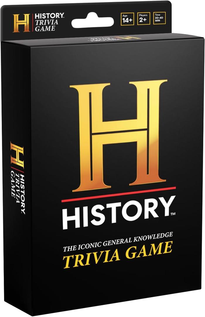 History Trivia Game Travel Edition - General Knowledge Questions for Adults, Family in The Pursuit of Trivial Knowledge - Super Party Trivia for Board & Card Games Night with Friends