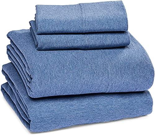 Gevody Bed Sheets Striped Bed Sheet Set Soft and Breathable Sheet Set Striped Bed Brushed Microfiber Sheet Set Extra Long Staple Sateen Weave Bed Sheets Deep Pocket Fitted Sheet Bed Sheet Set  90 in x 102 in