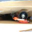 GLOBE Electric 59829 64" 6-Light Track Lighting, Matte Black Finish, Center Swivel Bar, Adjustable Heads, GU10 Base, Dimmable, Modern Industrial Lighting