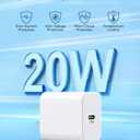 Upgraded 2-in-1 for Apple Watch Charger, 6FT USB-C Fast iPhone 17 16 15 Charger iWatch Magnetic Charging Cable with 20W Wall Charger Block for iWatch Ultra3/SE3/11/10/9/8/7/6/5/4/3/2, iPhone 17/16/15