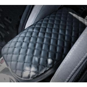 it's us Center Console Armrest Cover Compatible with Chevy Equinox 2018-2026, Synthetic Leather Console Lid Protector, Non-Slip Elastic Fit, Interior Protection (Not for EV)