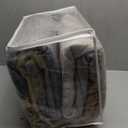 VKLiving Machine Washable 8'x10' Abstract Area Rug - Non Slip, Modern Woven, Soft Carpet for Living Room, Bedroom, Kitchen & Dining (Tpe02-gold Brushstroke)