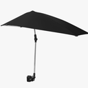 Sport-Brella Versa-Brella SPF 50+ Adjustable Umbrella with Universal Clamp, Reg