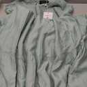 ZESICA Women's Casual Long Sleeve Crew Neck High Waist Smocked Flowy Tiered Midi Dress (XL, Sage)