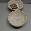 Superbaking 2 pcs Banneton Bread Proofing Basket, 9" Splinter-Free Round Rattan Bread Basket with Liners, Sourdough Starter Kit, Sourdough Bread Baking Supplies & Sourdough Kit, Bread Making Tools