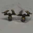 Birds on Tree Branch 1.63" Lamp Finial for Lamp Shade, Antique Brass, Set of 2 (Multicolor)