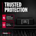 SentrySafe Fireproof Safe Box with Key Lock, Chest Safe with Carrying Handle to Secure Money, Jewelry, Documents, 0.25 Cubic Feet, 6.3 x 15.3 x 12.1 Inches