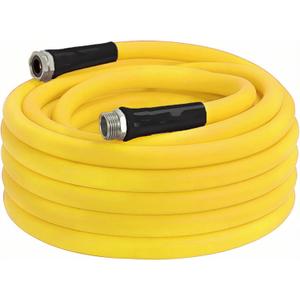 Garden Hose 5/8 in. 30ft, T TOVIA All-weather Hybrid Water Hose, Flexible Lightweight Power Wash Hose 150 PSI with 3/4'' Aluminum Fittings, Watering Equipment for Outdoor, Backyard, Lawn