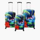 Bioworld Lilo and Stitch 3-Piece Luggage Set - 20", 24", and 28" Rolling Suitcases