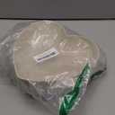 10 Pcs 8.5 Inch Heart Plates Valentine's Day Plates Plastic Heart Shaped Bowls Dessert Appetizer Salad Bowls for Valentine's Day Party Supplies