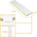 LBG Products Air Conditioner Side Panel Kit for Window AC Units, Fits Up to 17" H x 10" W,Double Layers Window AC Side Panels Kit for Window Air Conditioner Replacement Screen,2 Pack
